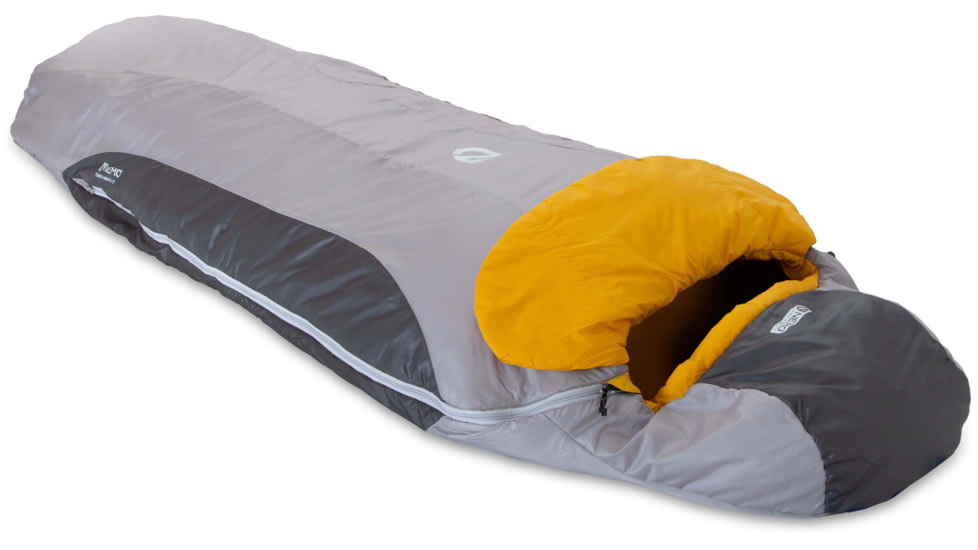 NEMO Equipment Tempo 35 Sleeping Bag 2023 - Mens, Paloma Gray/Mango, Regular, 811666035479