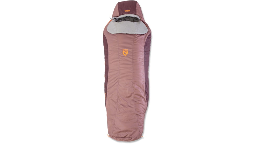 NEMO Equipment 2023 Tempo 35F Sleeping Bag - Women's, Twilight Mauve / Paloma Gray, Regular, 811666035516