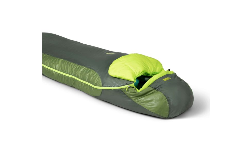 NEMO Equipment Tempo 35 Sleeping Bag - Mens, Sapling/Dark Timber, Long, Left Zip, 811666030764