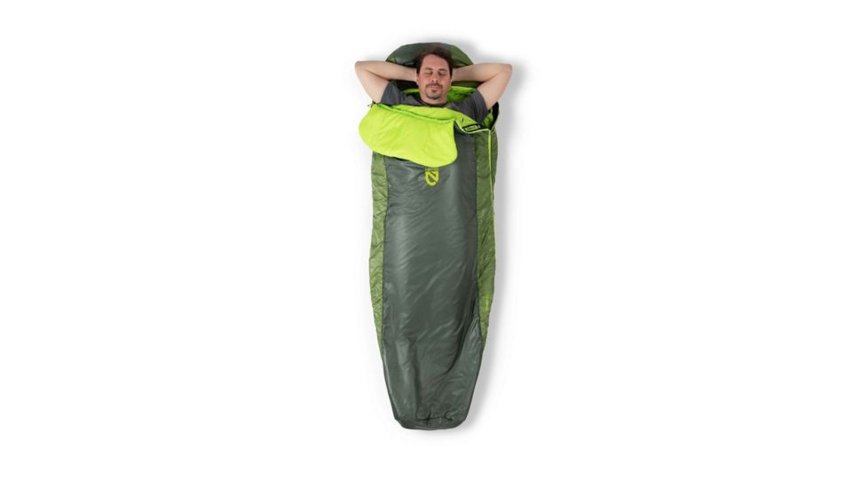 NEMO Equipment Tempo 35 Sleeping Bag - Mens, Sapling/Dark Timber, Long, Left Zip, 811666030764