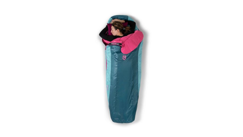 NEMO Equipment Tempo 35 Sleeping Bag - Womens, Wild Flower/Stone Garden, Regular, Right Zip, 811666030795