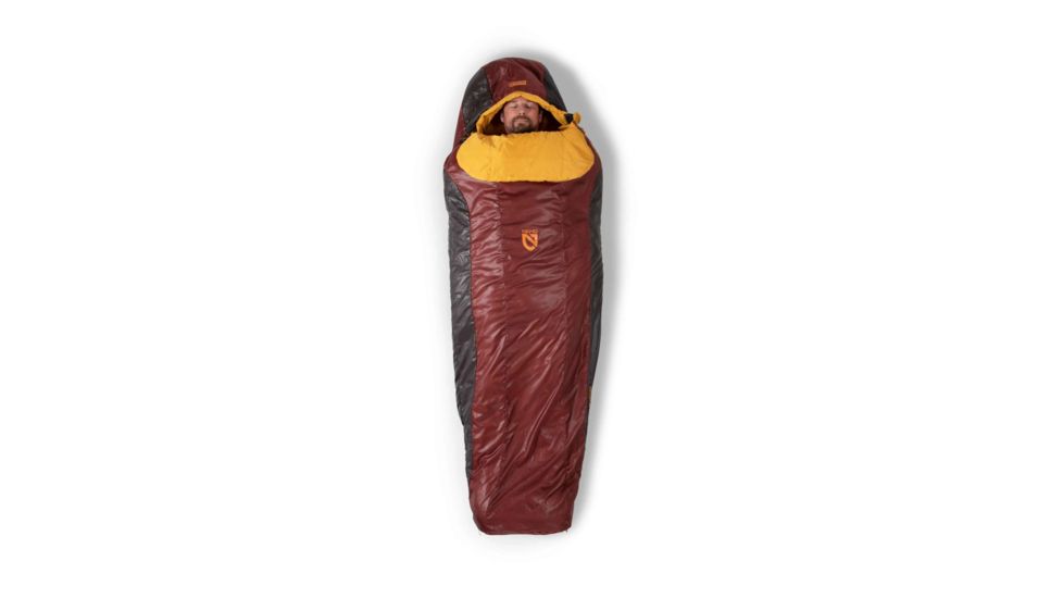 NEMO Equipment Tempo 50 Sleeping Bag - Mens, Harvest/Waxed Leather, Regular, Left Zip, 811666030733