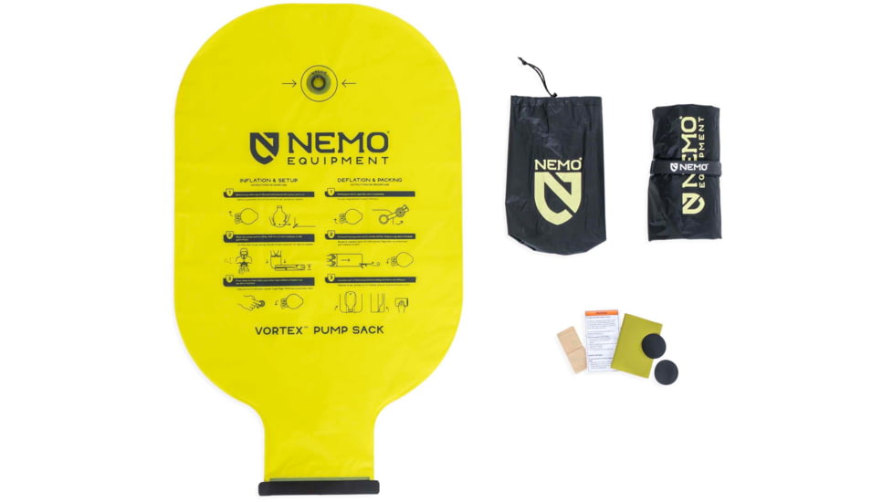 NEMO Equipment Tensor Extreme Conditions Sleeping Pad, Black/Birch Bud/Citron, Regular Mummy, 811666034281