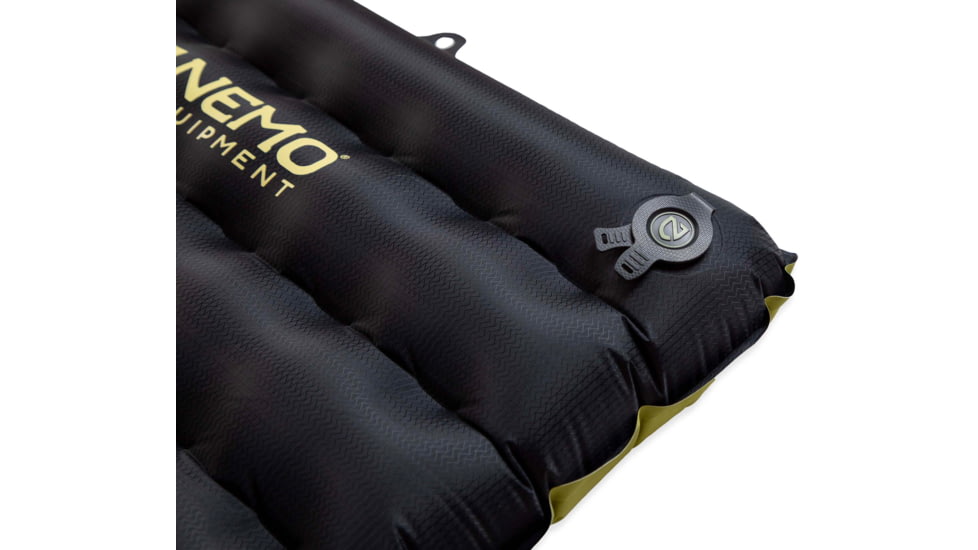 NEMO Equipment Tensor Extreme Conditions Sleeping Pad, Black/Birch Bud/Citron, Regular Mummy, 811666034281
