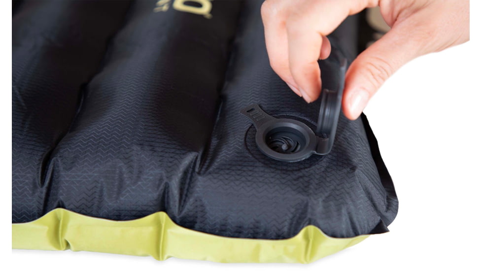 NEMO Equipment Tensor Extreme Conditions Sleeping Pad, Black/Birch Bud/Citron, Regular Mummy, 811666034281