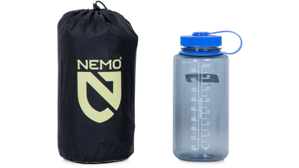 NEMO Equipment Tensor Extreme Conditions Sleeping Pad, Black/Birch Bud/Citron, Long Wide, 811666034137