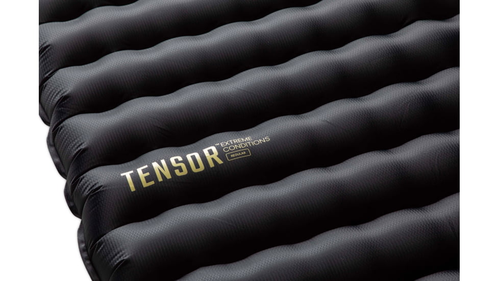 NEMO Equipment Tensor Extreme Conditions Sleeping Pad, Black/Birch Bud/Citron, Regular Mummy, 811666034281