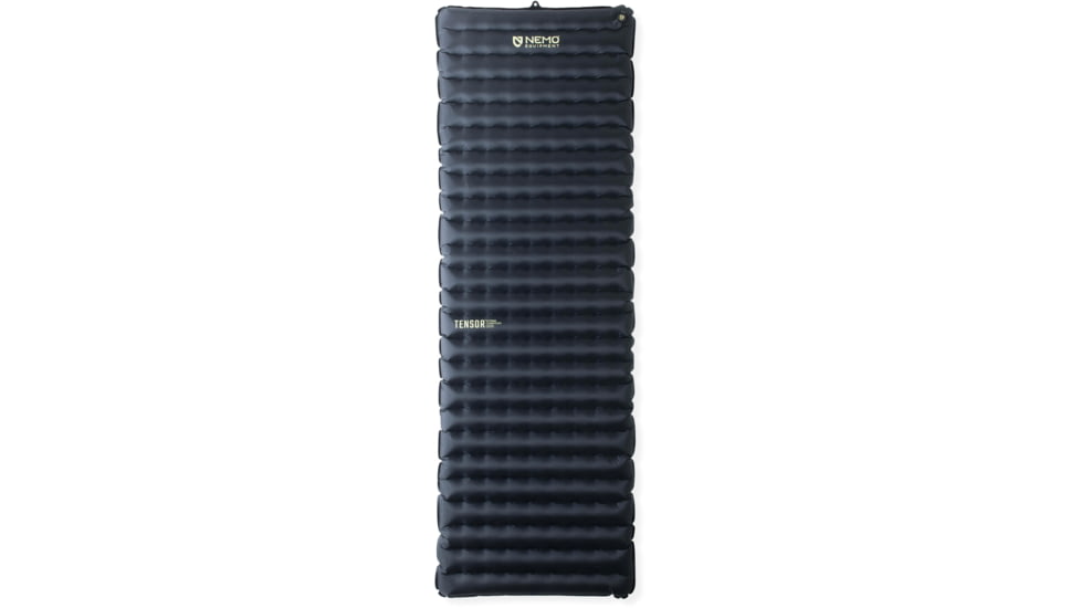 NEMO Equipment Tensor Extreme Conditions Sleeping Pad, Black/Birch Bud/Citron, Long Wide, 811666034137