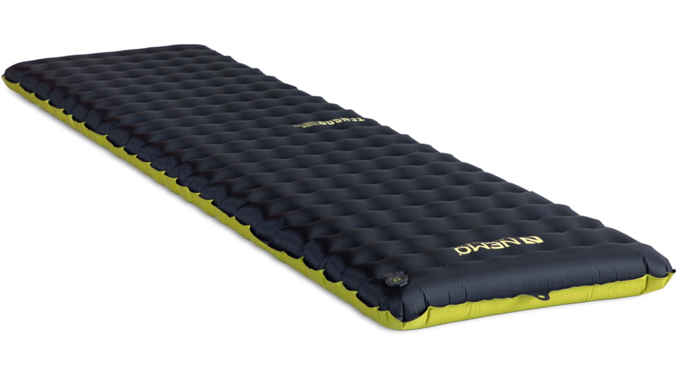 NEMO Equipment Tensor Extreme Conditions Sleeping Pad, Black/Birch Bud/Citron, Regular, 811666035028