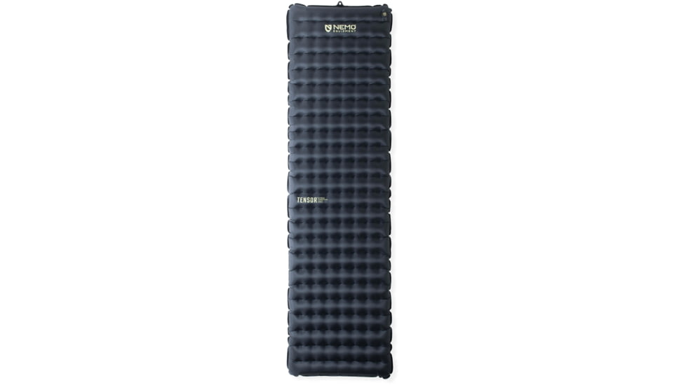 NEMO Equipment Tensor Extreme Conditions Sleeping Pad, Black/Birch Bud/Citron, Regular, 811666035028