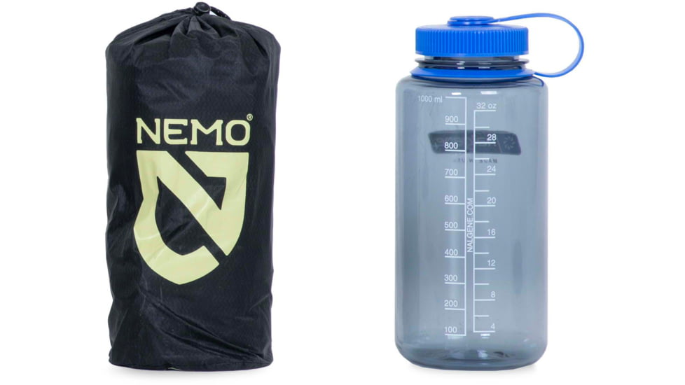 NEMO Equipment Tensor Extreme Conditions Sleeping Pad, Black/Birch Bud/Citron, Regular Mummy, 811666034281