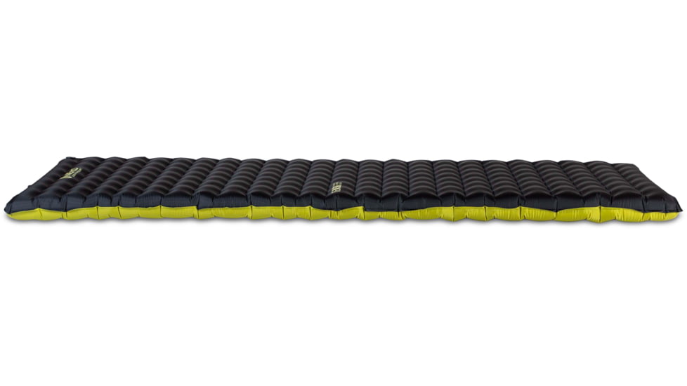 NEMO Equipment Tensor Extreme Conditions Sleeping Pad, Black/Birch Bud/Citron, Regular Wide, 811666034687