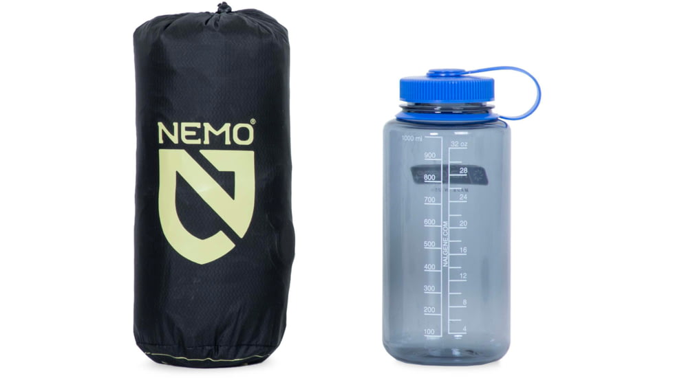 NEMO Equipment Tensor Extreme Conditions Sleeping Pad, Black/Birch Bud/Citron, Regular Wide, 811666034687