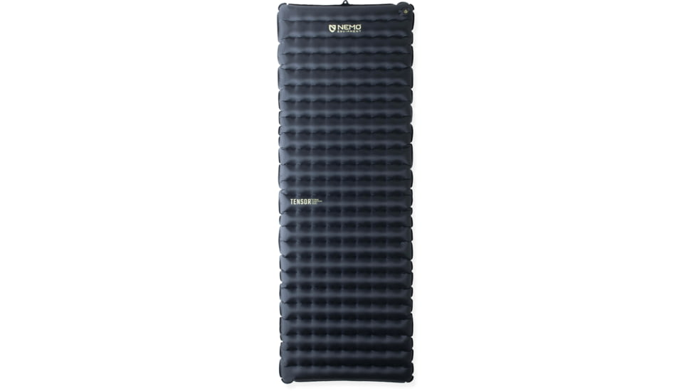 NEMO Equipment Tensor Extreme Conditions Sleeping Pad, Black/Birch Bud/Citron, Regular Wide, 811666034687