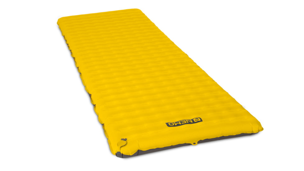 NEMO Equipment Tensor Sleeping Pad, Goldfinch, Wide, 811666034793
