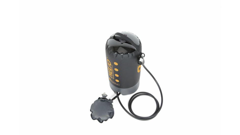 NEMO Equipment Helio Pressure Shower, Black/Sunset, 814041018913