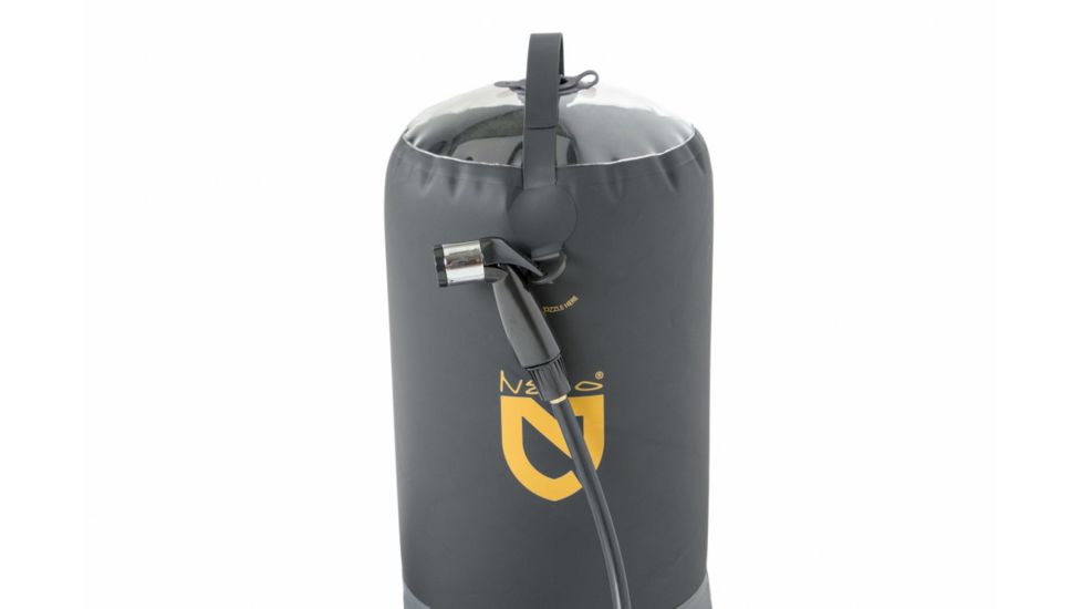 NEMO Equipment Helio Pressure Shower, Black/Sunset, 814041018913