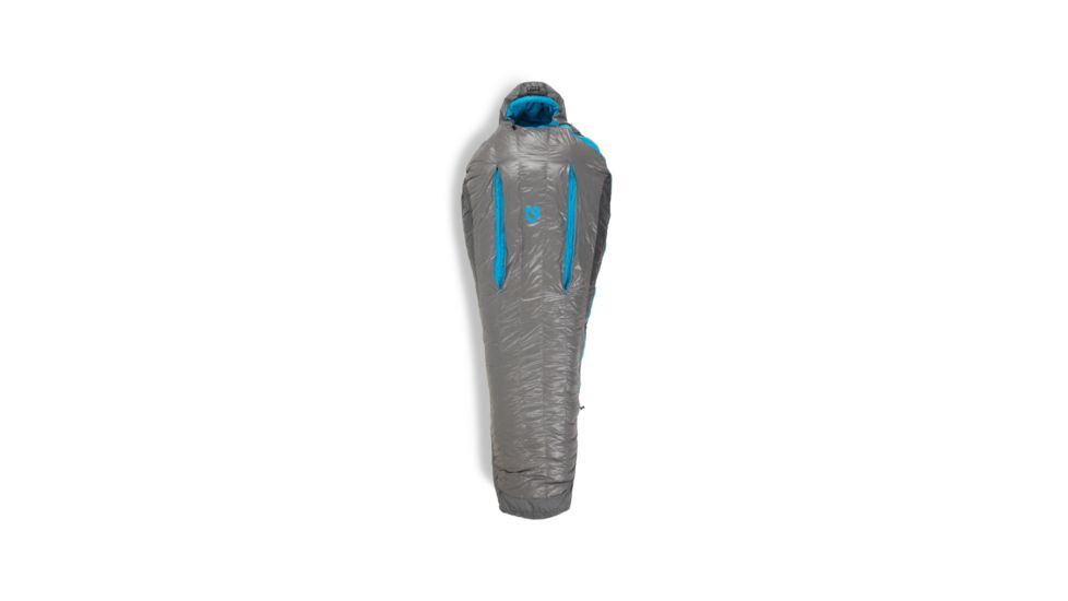 NEMO Equipment Kayu Down Mummy Bag 30 Degree, Carbon/Blue Flame, Regular, 811666030108