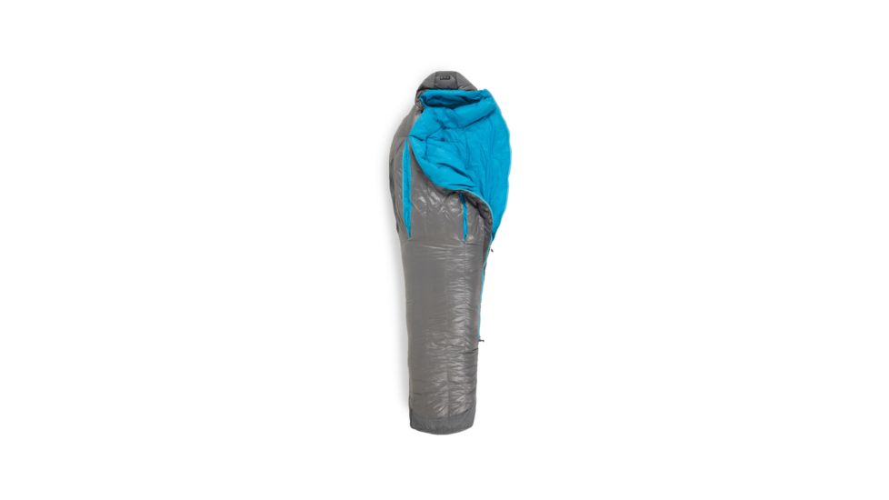 NEMO Equipment Kayu Down Mummy Bag 30 Degree, Carbon/Blue Flame, Regular, 811666030108