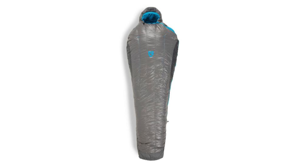 NEMO Equipment Kayu Down Mummy Bag 30 Degree, Carbon/Blue Flame, Regular, 811666030108