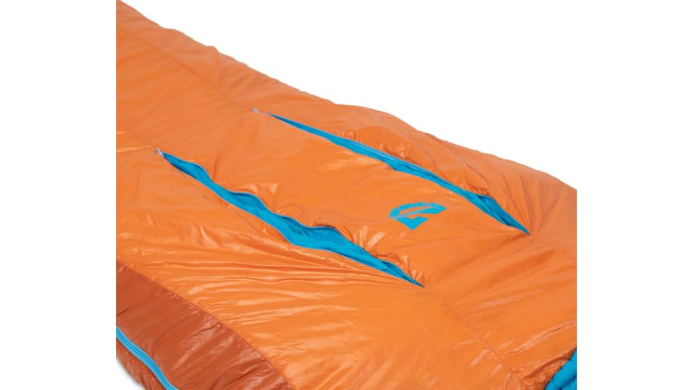 NEMO Equipment Kyan Synthetic Mummy Bag 35 Degree, Amber/Alpine, Regular, 811666030207