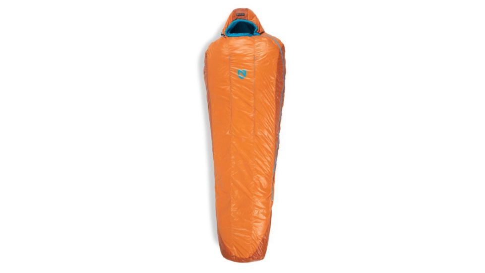 NEMO Equipment Kyan Synthetic Mummy Bag 35 Degree, Amber/Alpine, Regular, 811666030207