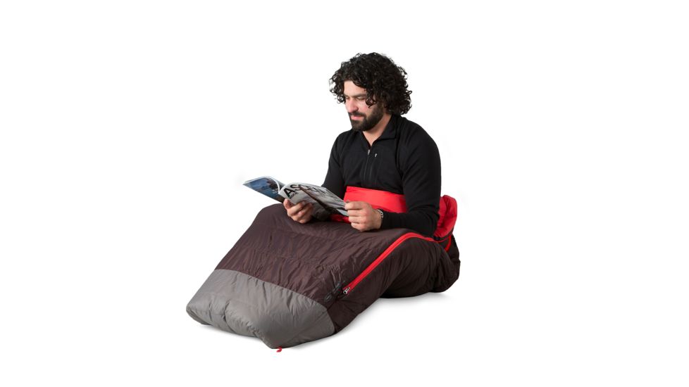 NEMO Equipment Nocturne 15 Sleeping Bag (Down)-Graphite/Red