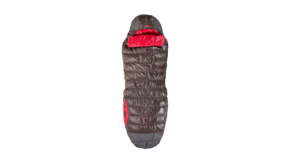 NEMO Equipment Nocturne 15 Sleeping Bag (Down)-Graphite/Red-Long