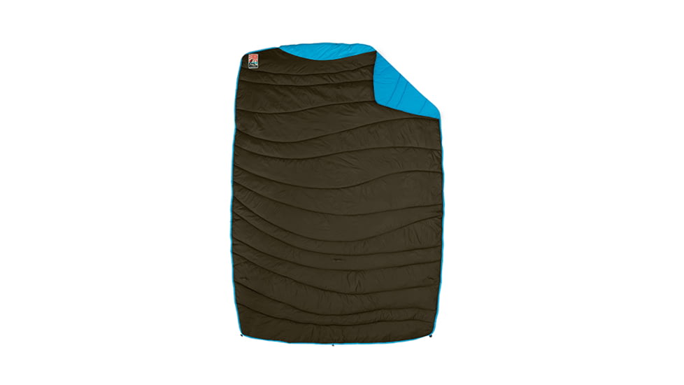 NEMO Equipment Puffin Blanket-Chestnut/Light Blue