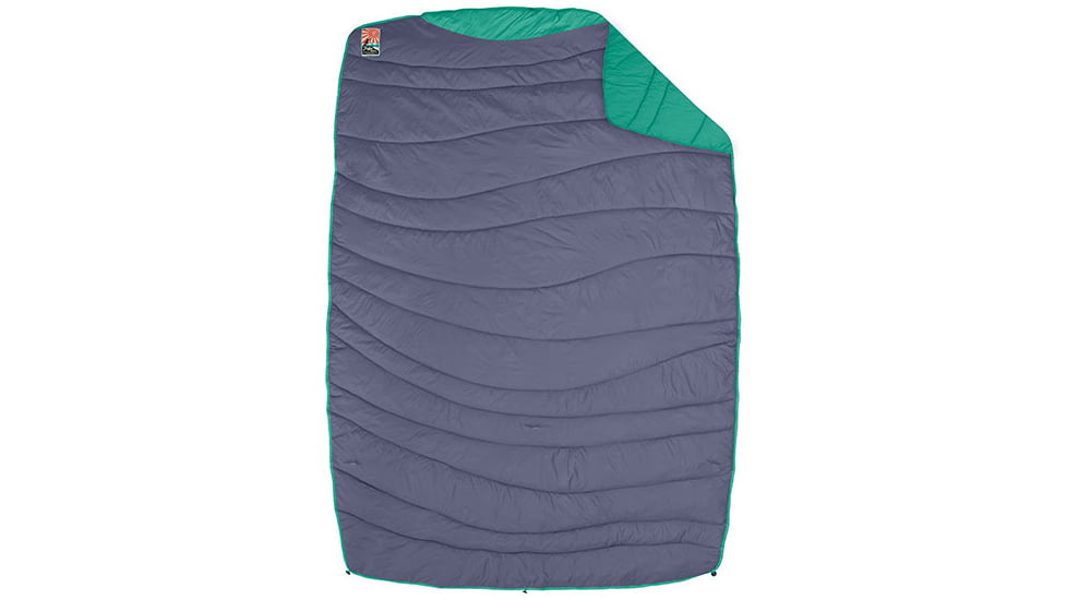 NEMO Equipment Puffin Blanket-Slate Blue/Sea Green