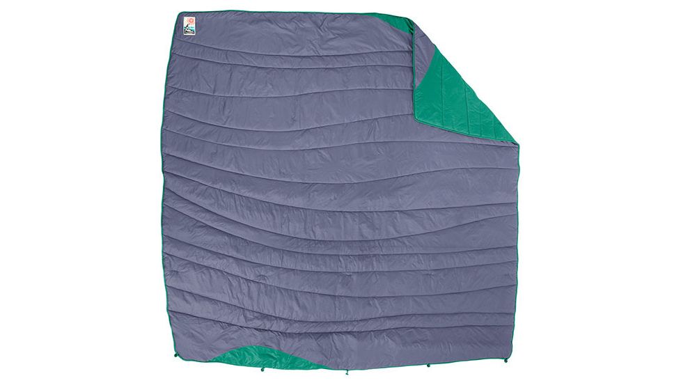 NEMO Equipment Puffin Luxury Blanket-Slate Blue/Sea Green