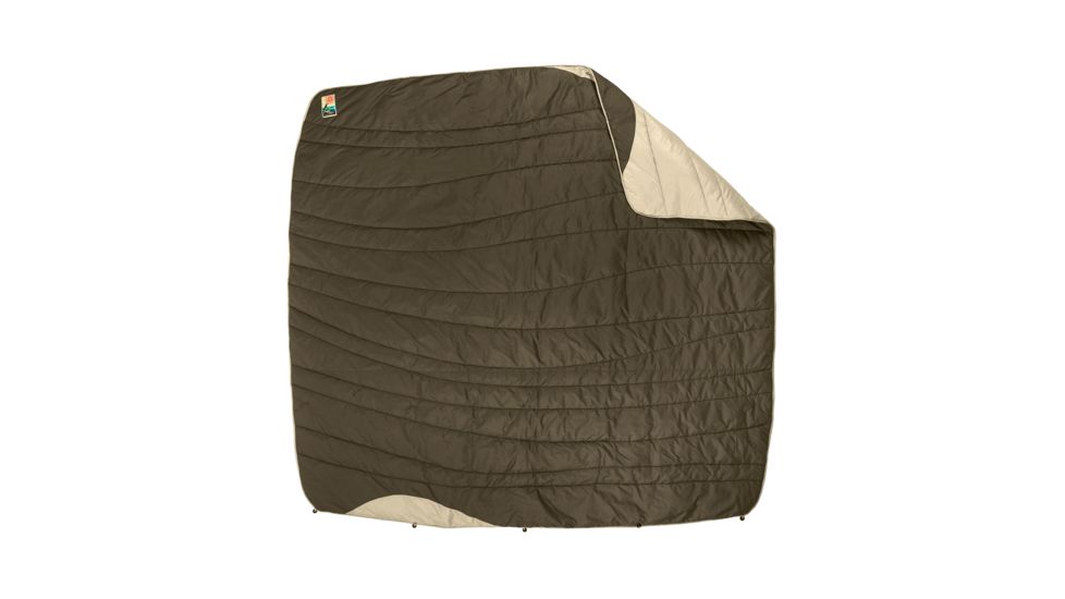 NEMO Equipment Puffin Luxury Blanket, Walnut/Oak, 86in x 86in, 814041018302