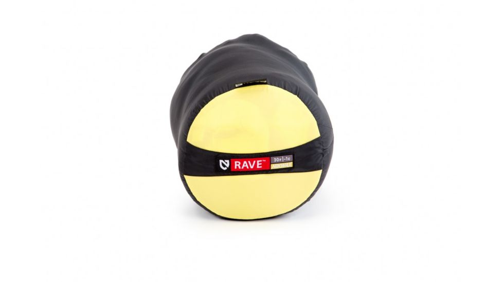 NEMO Equipment Rave 30 Sleeping Bag - Womens, Sea Glass/Lemon, Regular, 814041017381