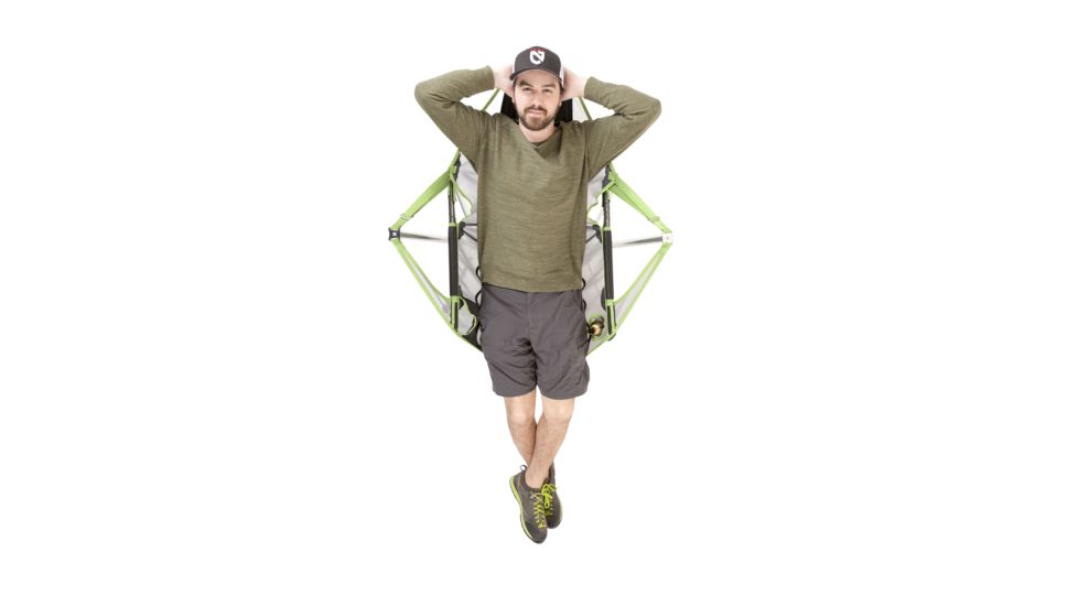 NEMO Equipment Stargaze Recliner Luxury Camping Chair, Birch Leaf Green, 814041018371