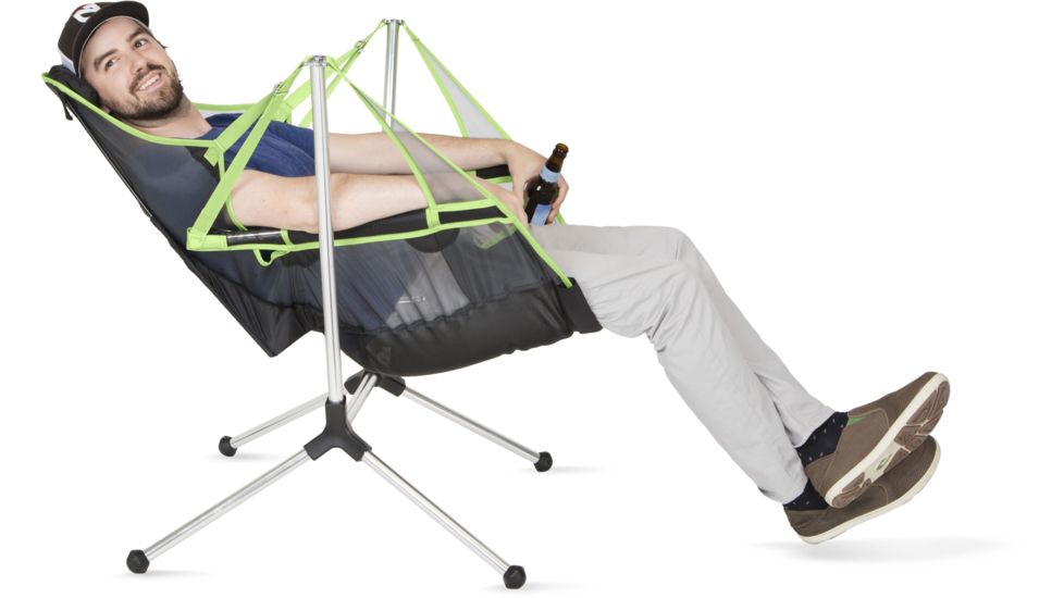 NEMO Equipment Stargaze Recliner Luxury Camping Chair, Birch Leaf Green, 814041018371