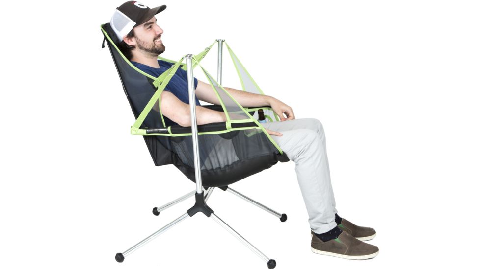 NEMO Equipment Stargaze Recliner Luxury Camping Chair, Birch Leaf Green, 814041018371
