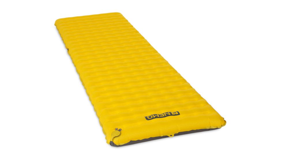 NEMO Equipment Tensor Insulated Rectungalar Sleeping Pad, Marigold, Regular, 814041019330