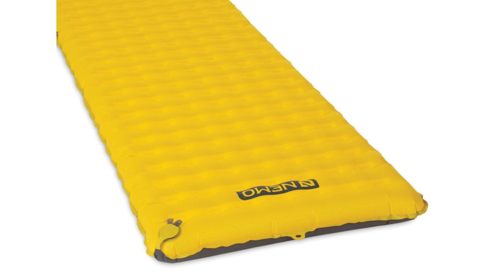 NEMO Equipment Tensor Insulated Rectungalar Sleeping Pad, Marigold, Regular, 814041019330
