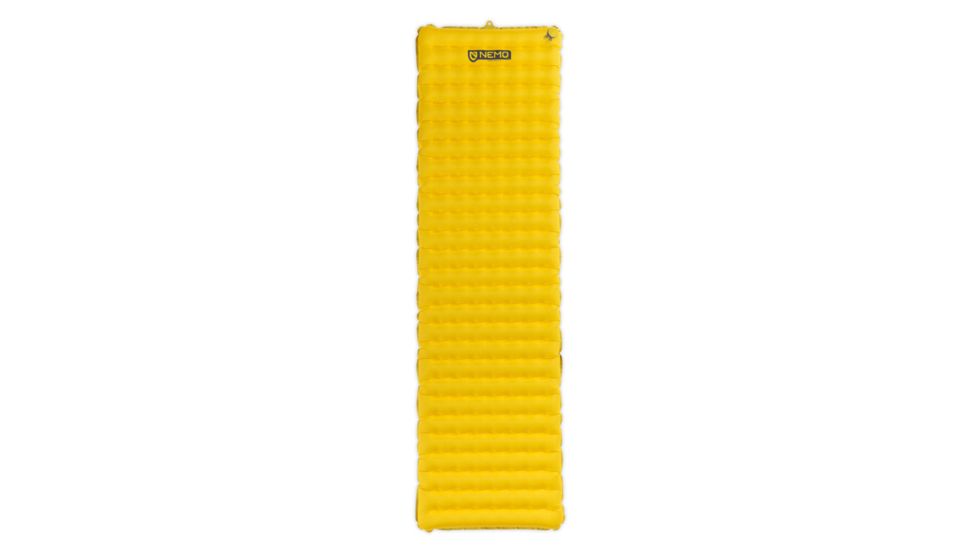 NEMO Equipment Tensor Insulated Rectungalar Sleeping Pad, Marigold, Regular, 814041019330