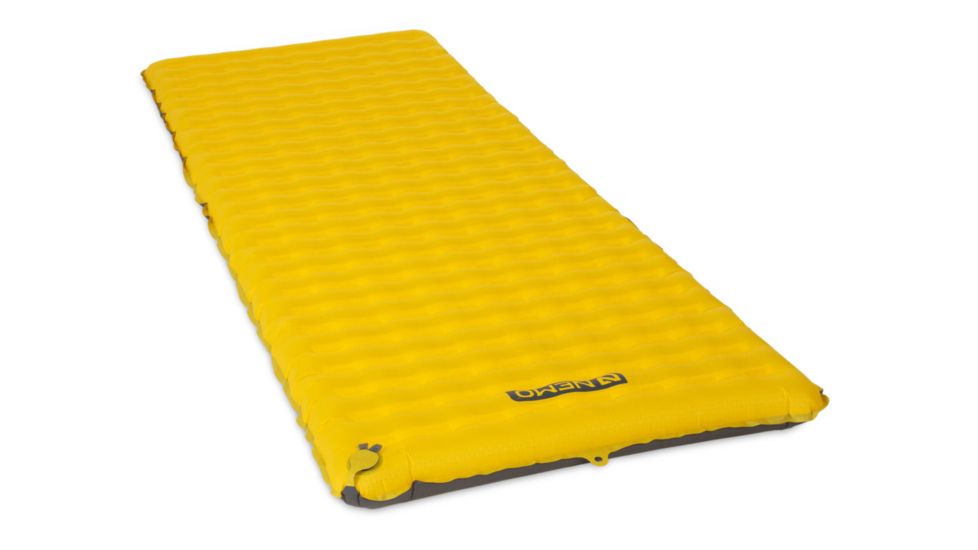 NEMO Equipment Tensor Insulated Rectungalar Sleeping Pad, Marigold, Wide Regular, 814041019316