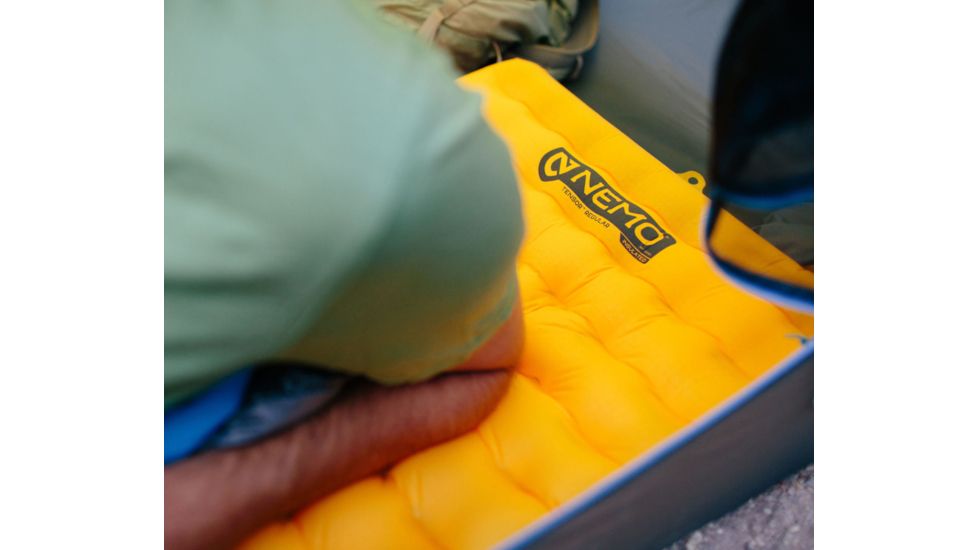 NEMO Equipment Tensor Insulated Rectungalar Sleeping Pad, Marigold, Regular, 814041019330