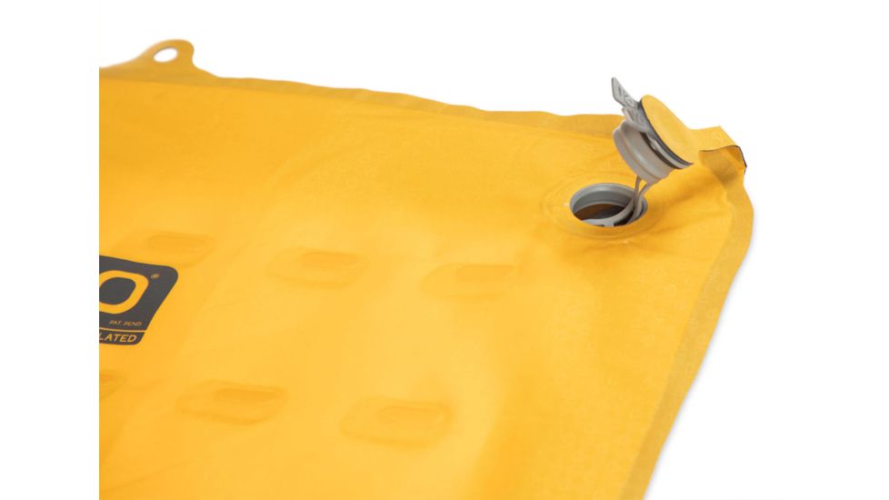 NEMO Equipment Tensor Insulated Rectungalar Sleeping Pad, Marigold, Regular, 814041019330