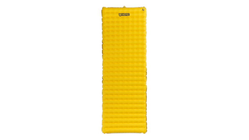 NEMO Equipment Tensor Insulated Rectungalar Sleeping Pad, Marigold, Wide Regular, 814041019316