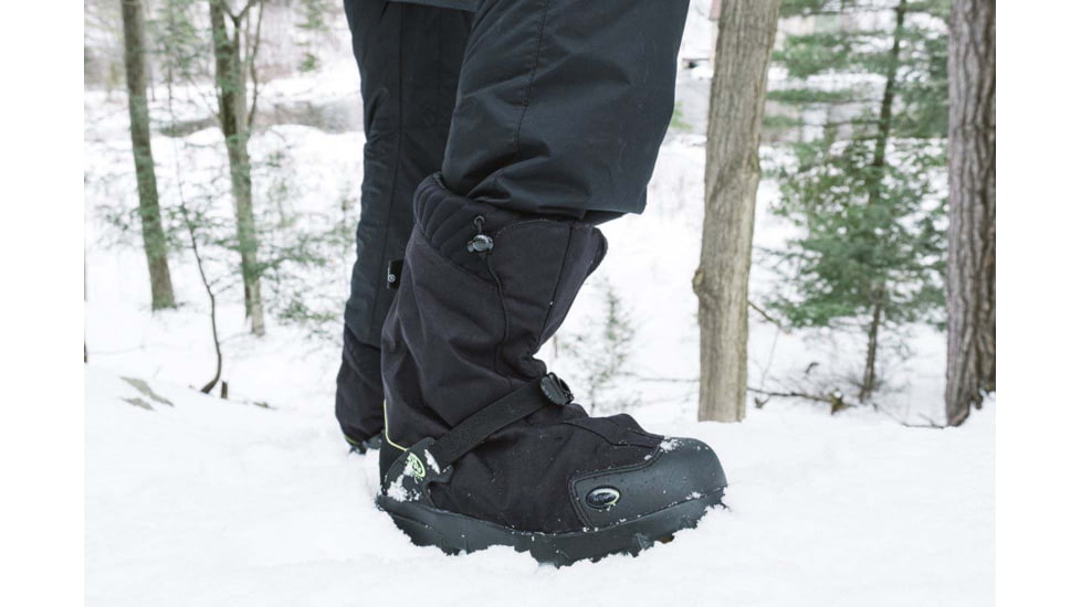 Neos Explorer Glacier Trek Spike Overshoes, Black, 2XL, EXGG-BLK-2XL