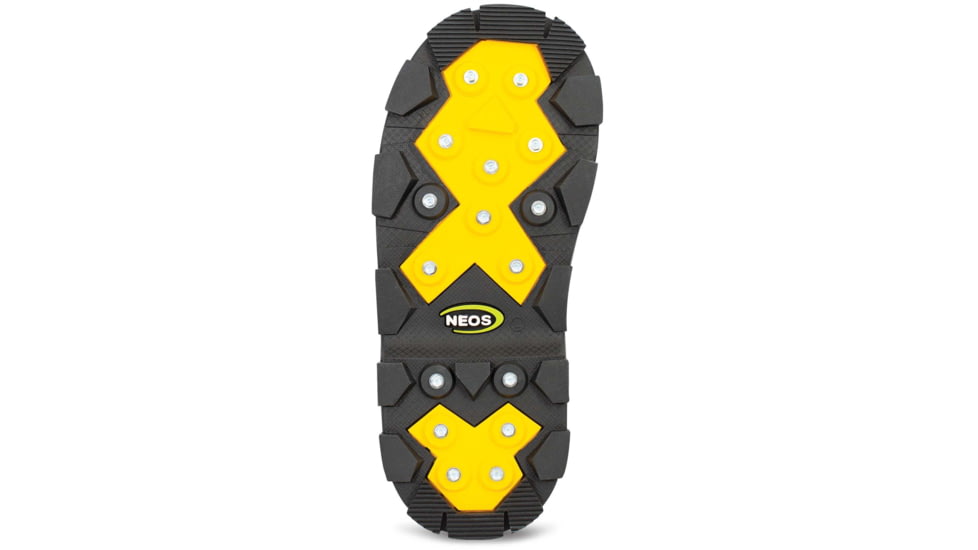 Neos Voyager Glacier Trek Spike with Heel Overshoe, Black, L, VNG1HEEL-BLK-LRG