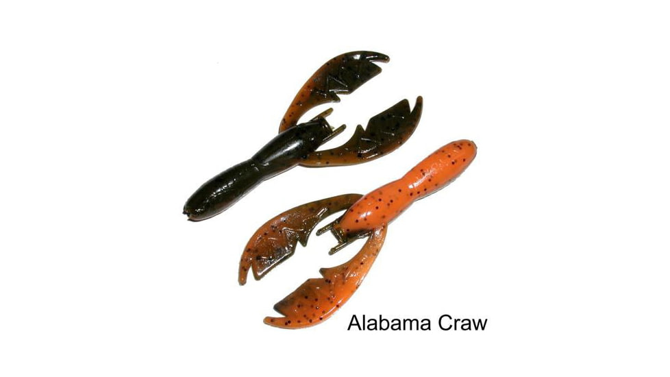 Netbait Paca Craw Creature Bait, 8, 5in, Alabama Craw, N33131