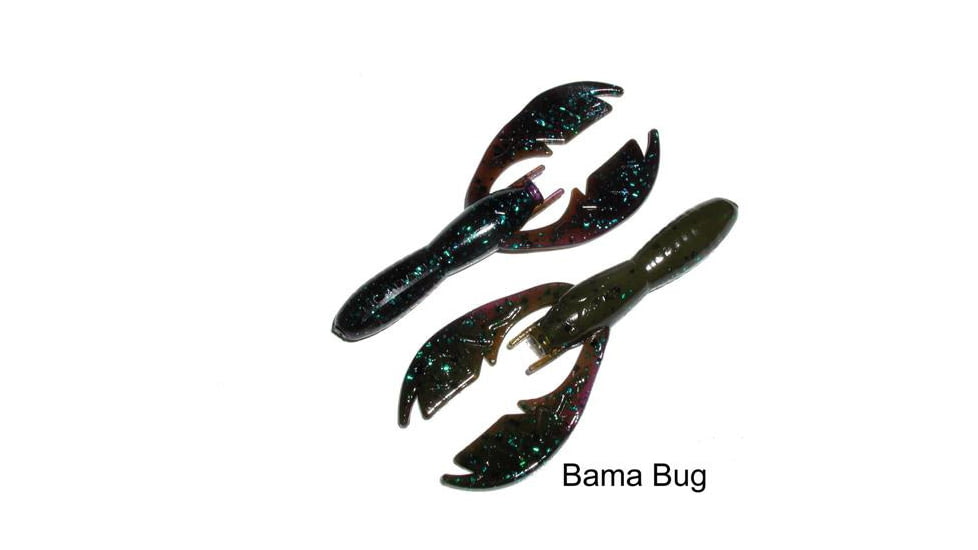 Netbait Paca Craw Creature Bait, 8, 5in, Bama Bug, N33010