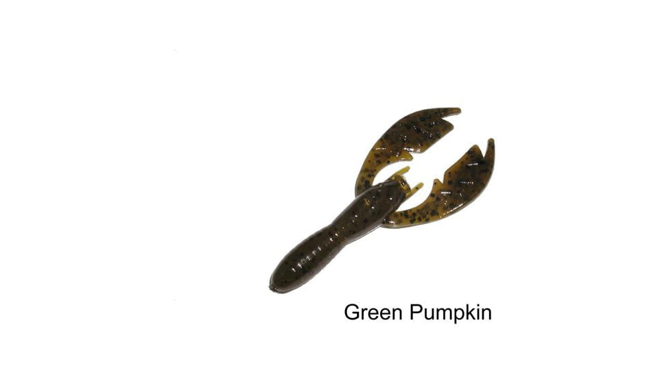 Netbait Paca Craw Creature Bait, 8, 5in, Green Pumpkin, N33009