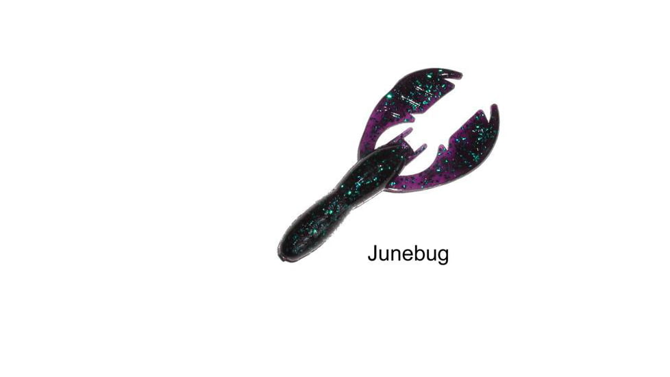 Netbait Paca Craw Creature Bait, 8, 5in, Junebug, N33005