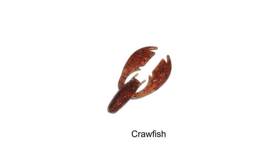Netbait Tiny Paca Chunk Creature Bait, 7, 1/4in, Crawfish, N38246